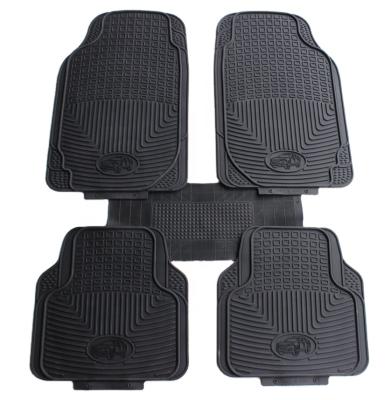 China Custom Design Anti-skidding.clean Universal Car Mats New Logo Latex PVC Car Floor Mats for sale