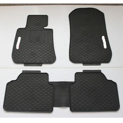 China Mat To Protect Car Floors Non Skid All Weather Design / Latex Car Full Set Standing PVC Floor Mats Fit For BMW 3S E90/E91 for sale