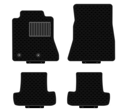 China Specially Licensed IP Material Custom Size PVC/Rubber/Latex/TPE Material Car Floor Mats Fit For 2015 Ford Mustang TRUNK MATS for sale