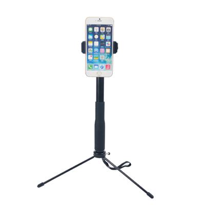 China Portable Wireless Selfie Stick Outdoor 3 Sections Flexible Tripod 1M Monopod for sale