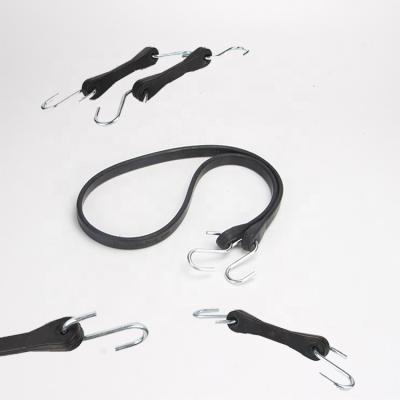 China Protect 21 inch molded rubber tie downs with quick grip hooks for sale