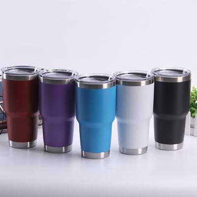 China Durable 30oz 20oz Insulated Tumblers With Lids And Straws Stainless Steel Coffee Tumbler Cup Double Wall Vacuum Travel Coffee Mugs. for sale