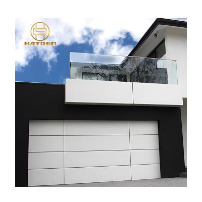 China Hot High Quality Heavy Duty Waterproof Aluminum Composite Panel Sale Remote Control Aluminum Garage Door Sunlight Windproof for sale