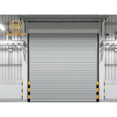 China Anti Theft Commercial Residential Electric Colorful Steel Roller Shutter Door for sale