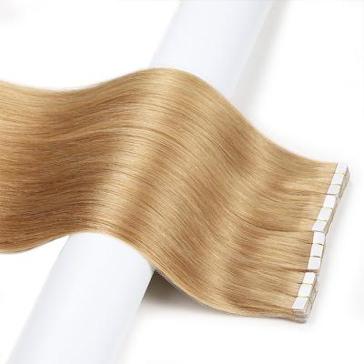 China 100% Brazilian Straight Hair Extension Tape Injection Invisible Straight Drawn Virgin Remy Human Hair Double Real Invisible Tape In Extensions Hair for sale