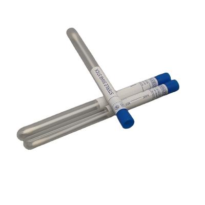 China Chuangxin virus sample collection sterile swab stick tube swab with darcon tip for sale