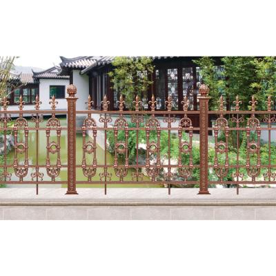 China Easily Assembled Cheap Metal Garden Fence Panel Pool Security Barrier With Posts for sale