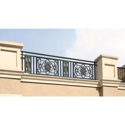 China Rustproof Cheap Aluminum Fence Balcony Railings Customized Design Single Grill Fence For Villa for sale