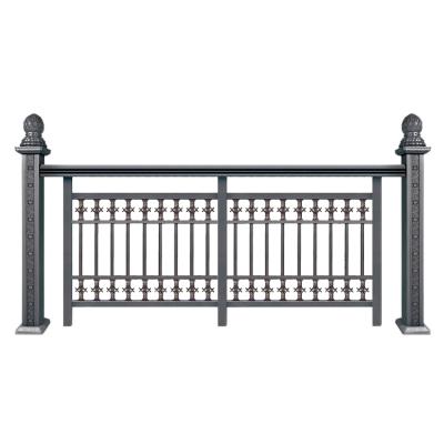 China Metal Railing Barrier Fence Safety Simple Grill Rustproof Cheap Fence For Balcony Design for sale