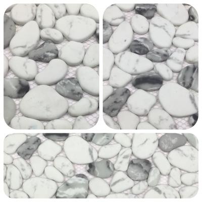 China Pebble Stone Mosaic Glass Mosaic Tile Full Body Stone Mosaic Home Stone Mosaic Pool Tile for sale