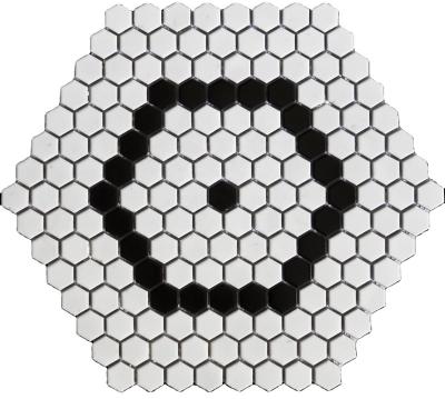 China Ceramic Mosaics CLASSIC Hexagonal Wall and Wall Decoration Indoor Decorative Ceramic Floor Tiles for sale