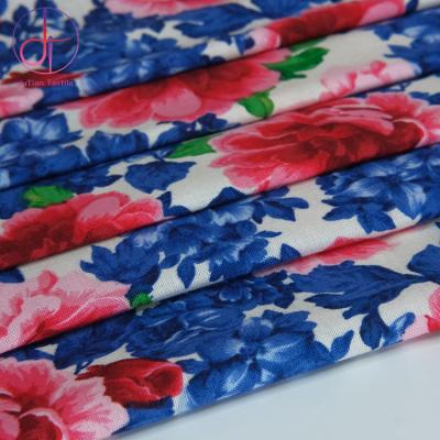 China Plain 100 Cotton Poplin Floral Anti-UV High Quality Fabric for sale