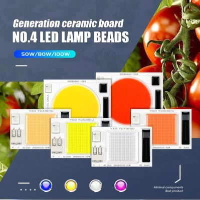 China Grow Light EU BR Current Wholesale Promotion Smart Led To Grow Light Led Chip 20W 30W 50W 80W 100W Led Chip Board for sale