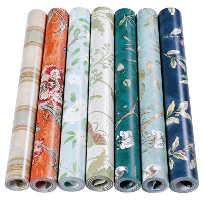 China Modern Design Super Durable Wallpaper China Factory Price Floral Home Decor PVC Wallpaper Peel and Stick for sale