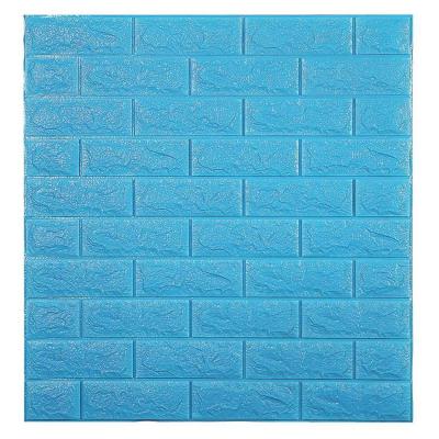 China Minimalist Self Adhesive Wall Stickers Decoration Wallpaper Foam 3d Brick Wall Sticker Online for sale