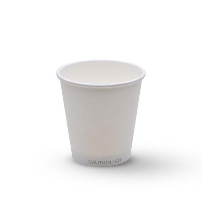 China Disposable Paper Coffee Cup , Disposable 4oz Paper Tea Cup for sale