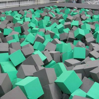 China With Protective Foam Pit Blocks Sponge Net Cube For Park Indoor PIECE Trampoline MINE GYMNASTIC FOAM CUBES/BLOCKS for sale