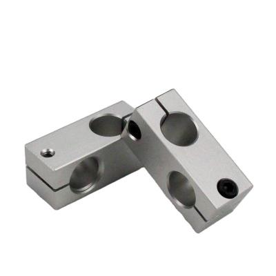 China Factory Customized Cross Linear Guide Slider Fixed Support Machinery Aluminum Alloy Bearing for sale