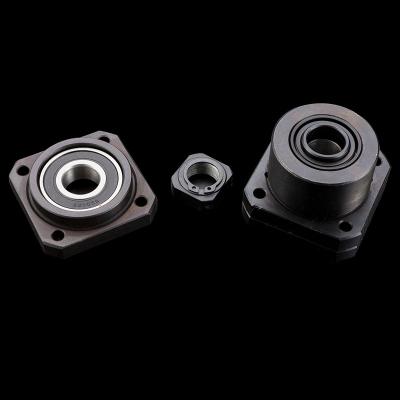 China FKFF20 Machinery Fixed Bearing Support Ball Screw Support Seat Side Match For CNC Worm Wheel Ball Screw Motor Bracket for sale