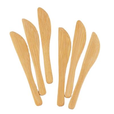 China Factory Custom High Quality Disposable Disposable Cake Knife Bamboo Tableware Set For Wedding And Birthday Party for sale