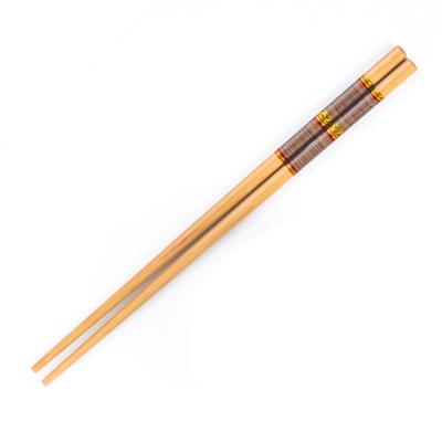 China Reusable 100% Natural Bamboo Chopstick Disposable Customized Japanese Sushi Chopsticks Chopsticks Set With Logo for sale