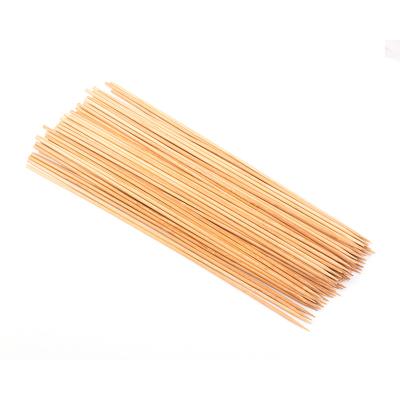 China Supplier Custom Cheap Disposable Long Bamboo BBQ Sticks For BBQ for sale