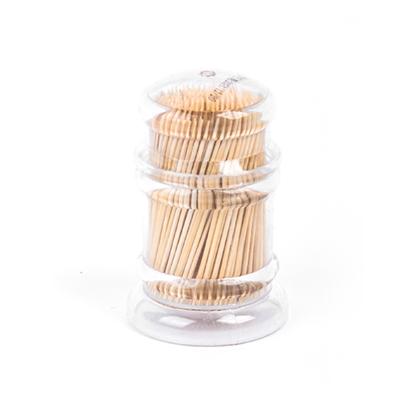 China Disposable Manufacturers Wholesale Cheap High Quality Disposable Bamboo Toothpick With Dispenser Plastic Holder for sale