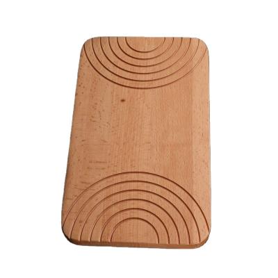 China Sustainable Rectangle Shaped Wooden Cutting Board Kitchenware Eco - Friendly Pizza Chopper For Vegetable Fruit for sale