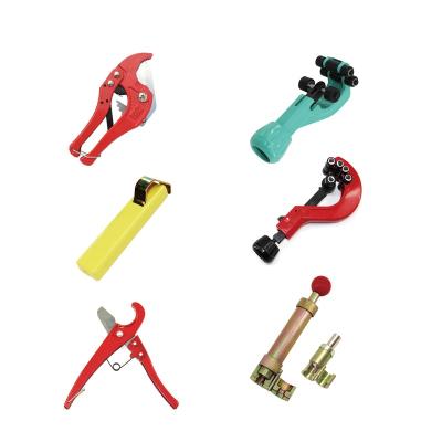 China Multiple Stainless Materials Refrigeration HVAC A/C Air Conditioning PVC Pipe Cutter Bellows Tool Kit for sale