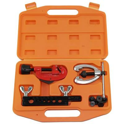 China CT-2029B 5-16mm Dual Auto Repair DIY Tools HVAC Refrigeration Copper Pipe Cutter 7 Hole Kit Set for sale