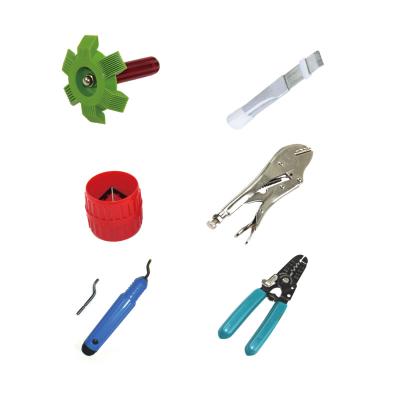 China Multiple Materials Refrigeration HVAC A/C Air Conditioner Tool Fin Stator Deburer Reamer Pinch Off Pliers for sale