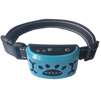 China 2021 Hot Sale Anti Barking Collar Plastic Reactive Smart Dog Collars Training Supplies for sale