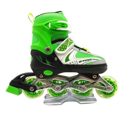 China New Design Relaxation 2022 Professional Children Figure Skate Shoe Child Adjustable Inline Skate 4 Wheel Inline Skates for sale