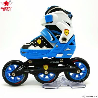 China Mesh China wholesale powerslide roller skates, 3 wheel in line skates popular sale for adults for sale