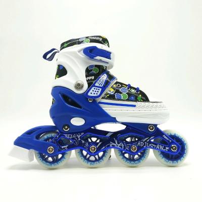 China PP+PU Adjustable ABEC-7 Aluminum Bracket Supporting Roces Cougar Flat Skates For Kids for sale