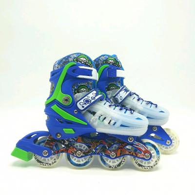 China Sport MIQI All PU Flash Wheels, High Quality Adjustable Stitching Integrated Stripe For Kids for sale