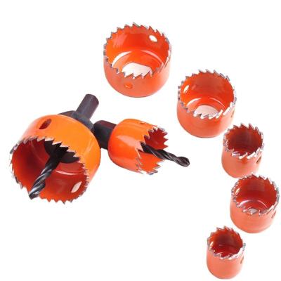 China For MeiKeLa Wood and PVC Pipe Metal Woodworking Professional Hole Saw 5pcs Tile Tool Cutter Drill Bit Wood Hole Saw Set for sale