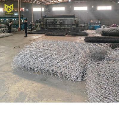 China Gabion Galvanized Hexagonal Gabion Wire Mesh Cage for sale