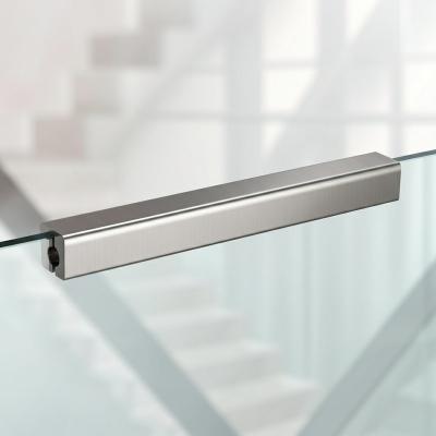 Chine Modern Stainless Steel Handrails with Flat Saddle for Glass Railings à vendre