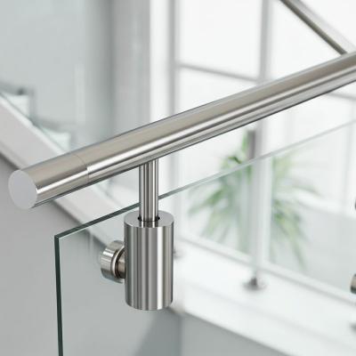 Китай Smooth Stainless Steel Handrails with 1200mm Balustrade Height for Glass Railings продается