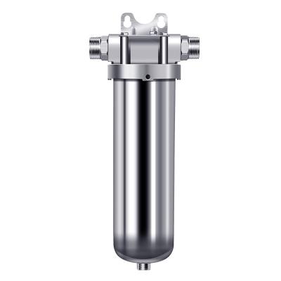 China Eco-friendly Easy Operation Customized Whole House Water Pre Filter Stainless Steel Water Sediment Filter Housing For Home for sale