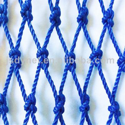 China Monofilament Customized Good Quality PE Plastic Knot Fishing Net for sale