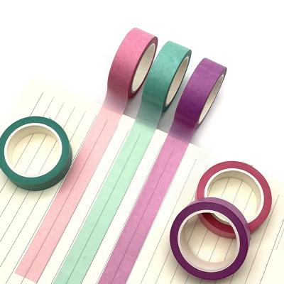 China Waterproof Washi Tape Manufacturer Custom Personal Design Self Adhesive Color Decoration Masking Paper Washi Tape for sale