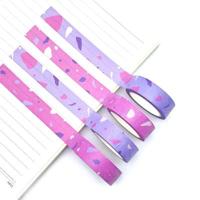 China Waterproof Wholesale Custom Printed Colorful Gold Foil Washi Masking Tape for sale