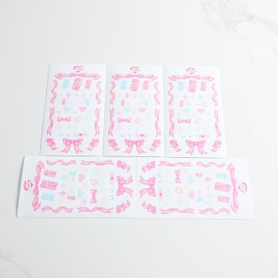 China Waterproof Eco Friendly Custom Washi Paper Deco A4 Craft Sticker Sheet Vinyl for sale