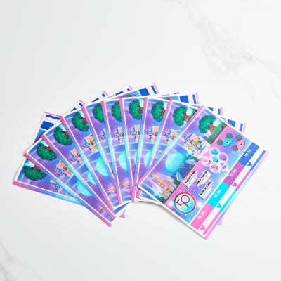 China Waterproof Special Hot Selling Custom Cut Printing Sticker Paper Sheet Kiss For Festival for sale