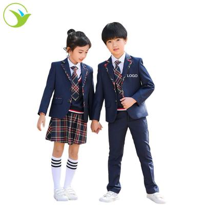 China Wholesale Kindergarten High Quality Children Blazer Mongolia Primary School Uniform Design for sale