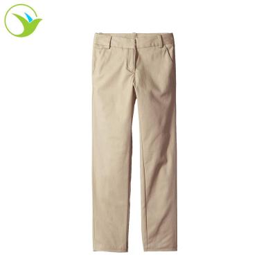 China Cheap custom smart primary school uniforms kids autumn style pants usa khaki pants for sale