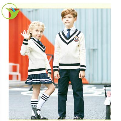 China Softly 2015 new design primary school uniform boys school sweaters and pullovers for sale