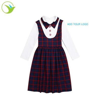 China Eco-friendly factory custom made your fashion new and high school european style design middle student uniform for sale